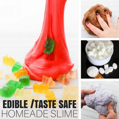 edible slime recipes and taste safe slimes for kids