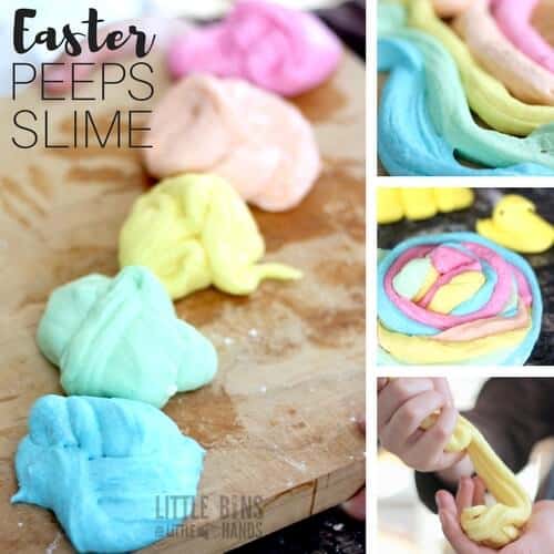 Peeps Slime Easter Candy Science Experiment