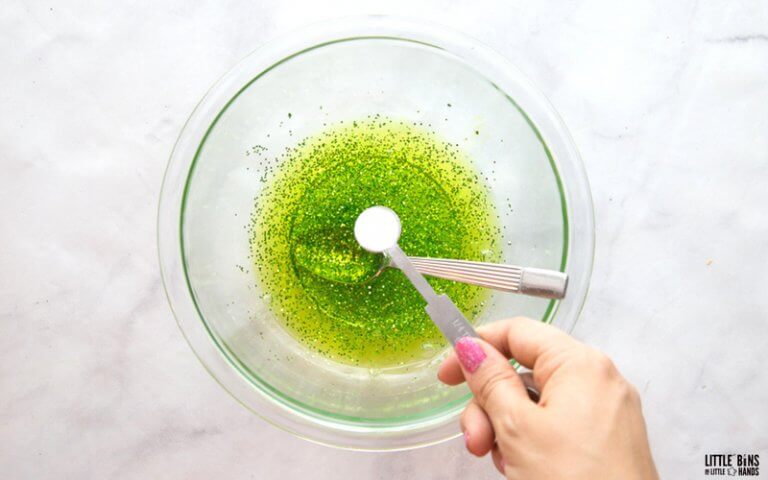 Spring Slime Activities (FREE Recipe) | Little Bins for Little Hands