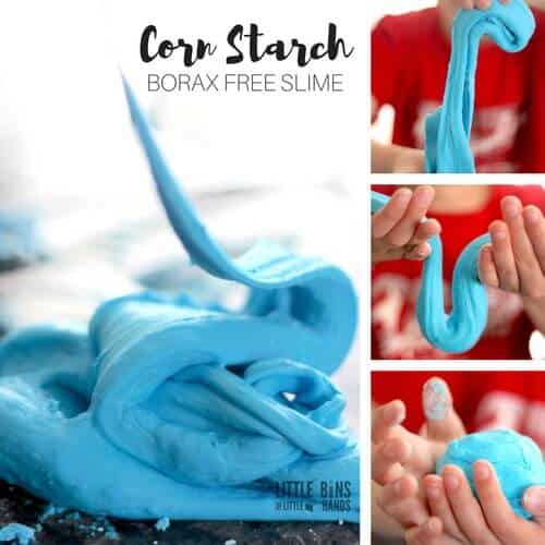 How to make corn starch slime with glue recipe