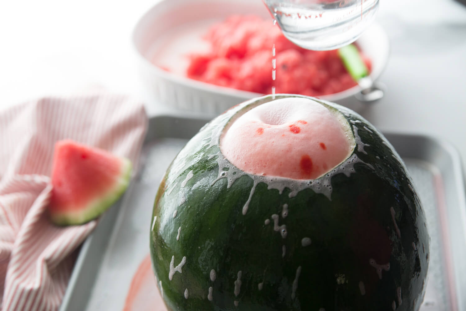Exploding Watermelon Volcano| Little Bins for Little Hands