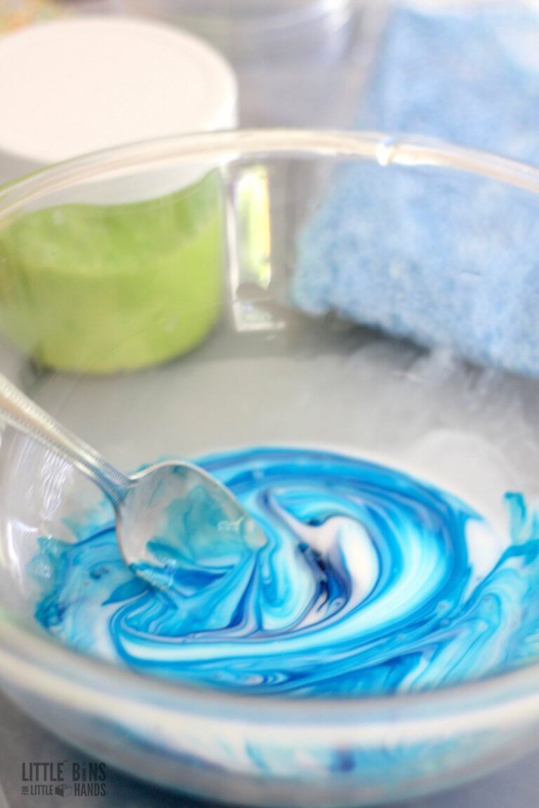 DIY Floam Slime - Little Bins for Little Hands