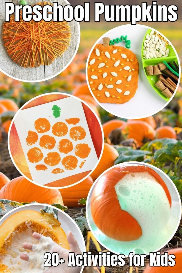 Pumpkin Activities for Preschool and Kindergarten - Little Bins for ...