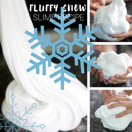How to Make the Stretchiest, Gooiest Snow Slime