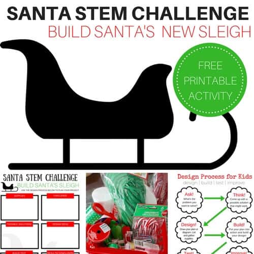 Build Santa’s Sleigh STEM Challenge