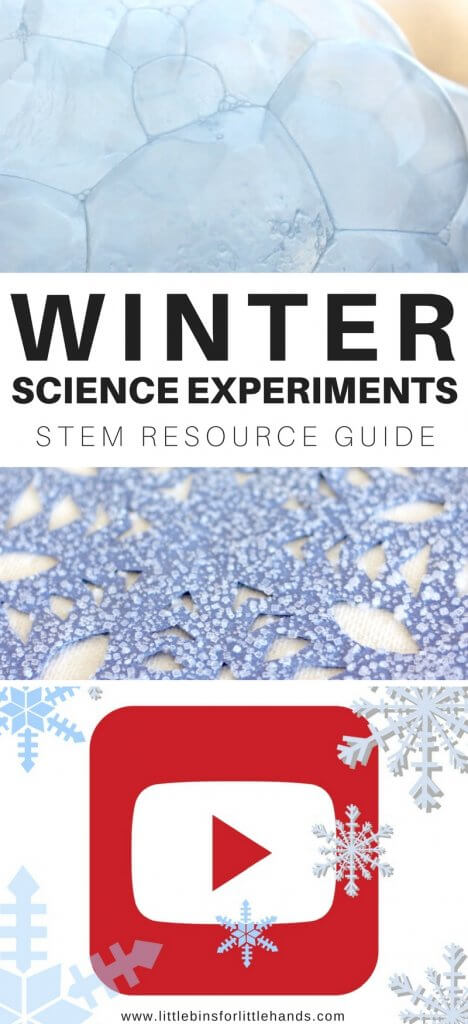 Winter science experiments and activities for kids.\
