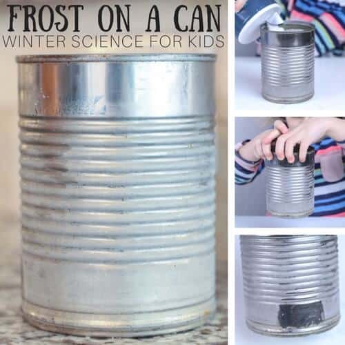 Frost On A Can Winter Experiment