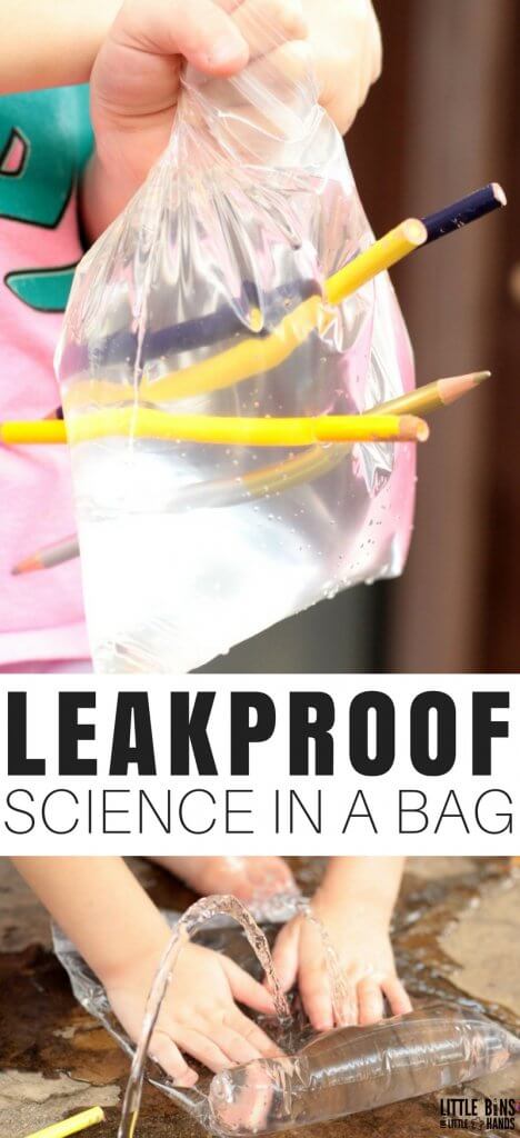 Sometimes science can appear a bit magical don't you think! I bet you have seen this leakproof pencil bag science experiment trick before but we love to try cool science and STEM here too! So we set up the leakproof pencil bag science experiment to see if we could actually pull it off without getting soaked. Did we?
