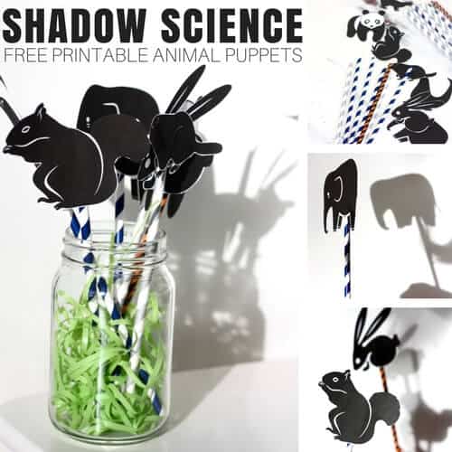 Easy Printable Shadow Puppets