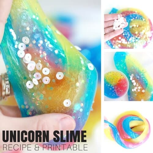 Magical Unicorn Slime (FREE Printable Labels)