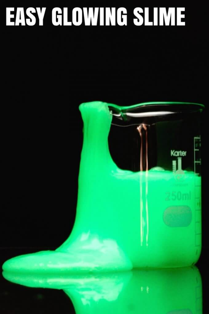 Glow In The Dark Slime for Easy Glowing Slime