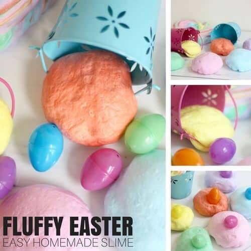 Easy To Make Easter Fluffy Slime