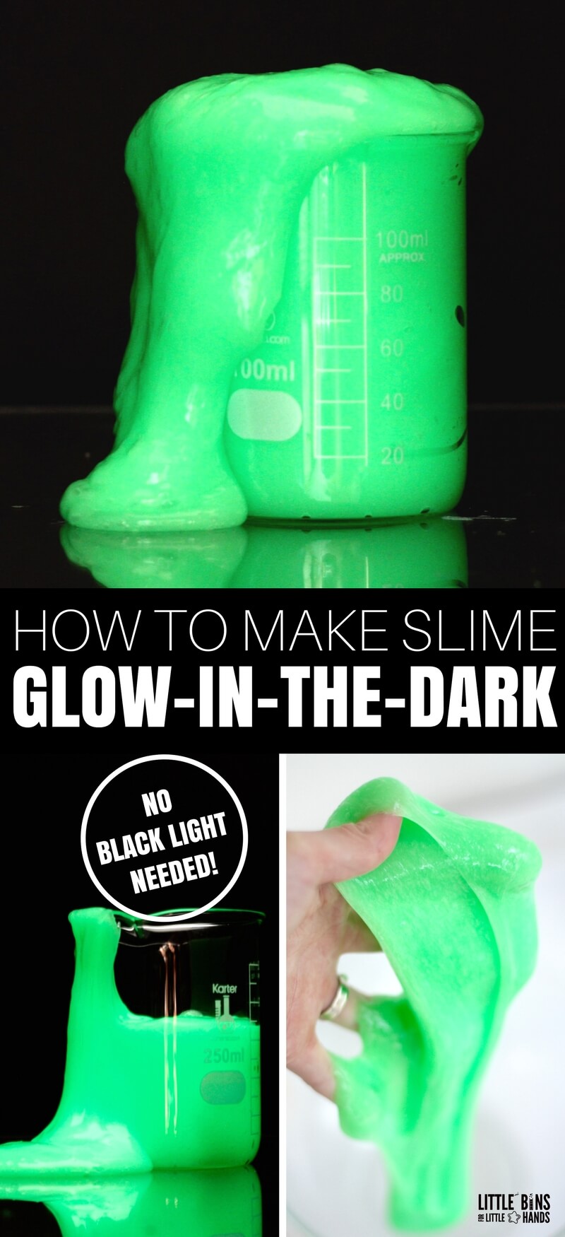 Glow in the dark slime