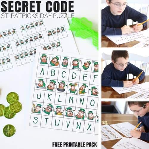 St Patrick’s Day Puzzle Worksheets