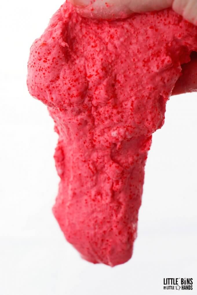 Jello edible slime recipe and sensory dough for kids