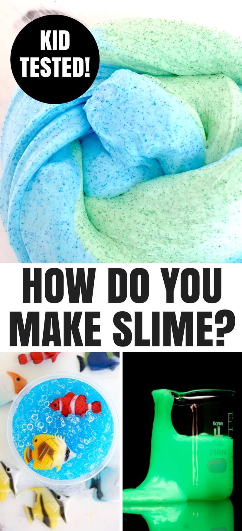 Here's a question I am messaged or emailed about all the time. How do you make slime? What are the best slime recipes? I have been working hard experimenting with cool slime recipes, fun mix-ins, and tinkering with just the right measurements. I believe we have some of the best, easy, homemade slime recipes around to share with you!