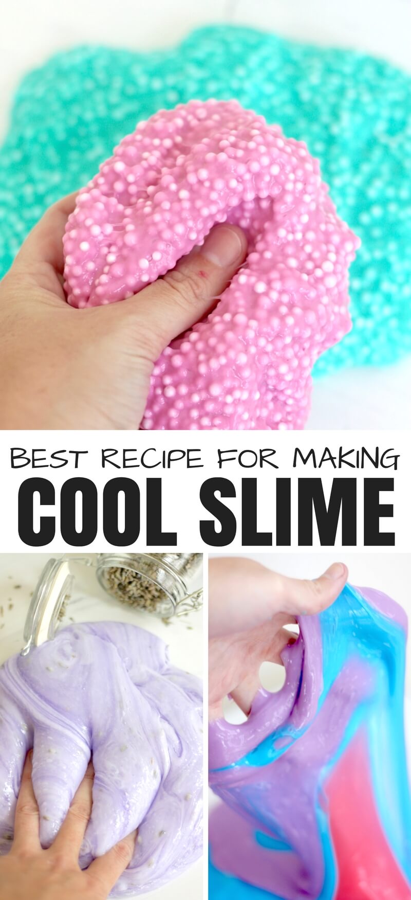 Our super simple slime recipe with borax is one of our most versatile slime recipes! Lately we have been testing some very cool slime themes with it, and I am so excited to share with you how awesome the borax slime recipe really is! The key to this slime is in the ratio of borax powder to water. Homemade slime is always a delight for kids to make.