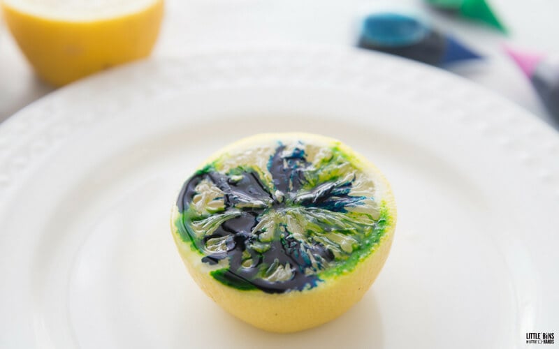 Erupting Lemon Volcano Experiment - Little Bins for Little Hands
