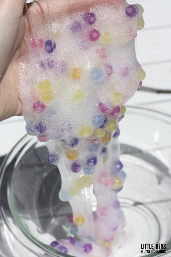 UV Color Changing Slime Recipe for Summer Science