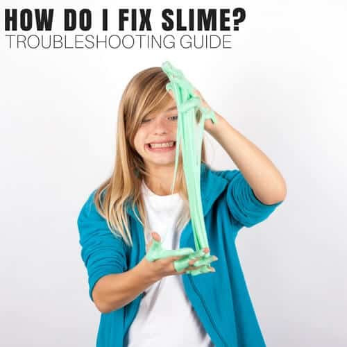 How To Make Slime Less Sticky