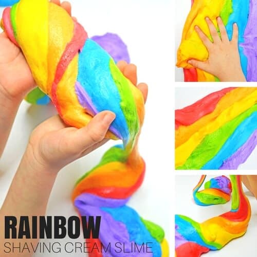 Fluffy Rainbow Slime