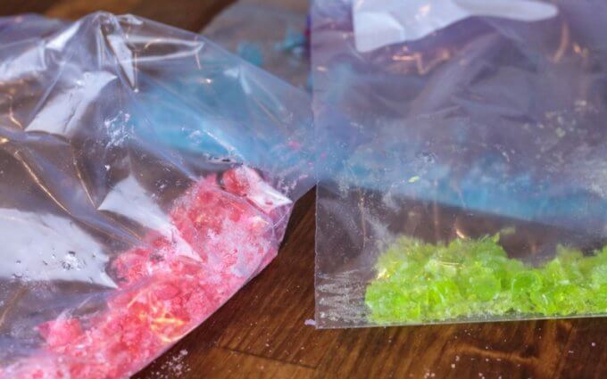 hard candies for edible geode crystal making science