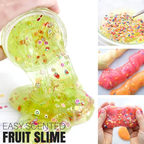 homemade slime with slime ingredients