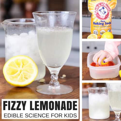 edible science for kids fizzing lemonade