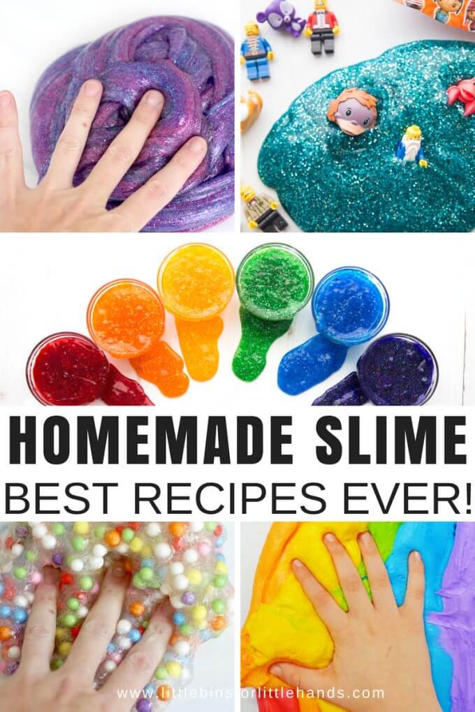 The best homemade slime recipes for kids!