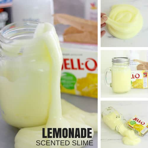 Lemon Scented  Slime With Jello