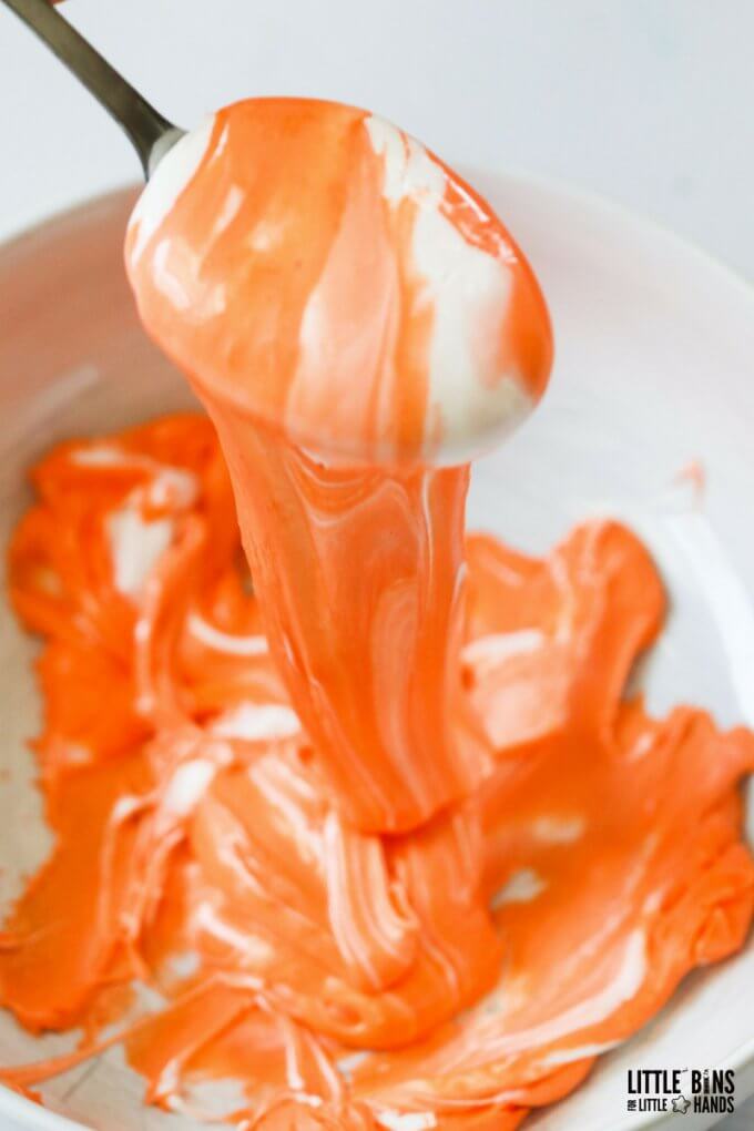 Melted taffy candy for taffy slime recipe