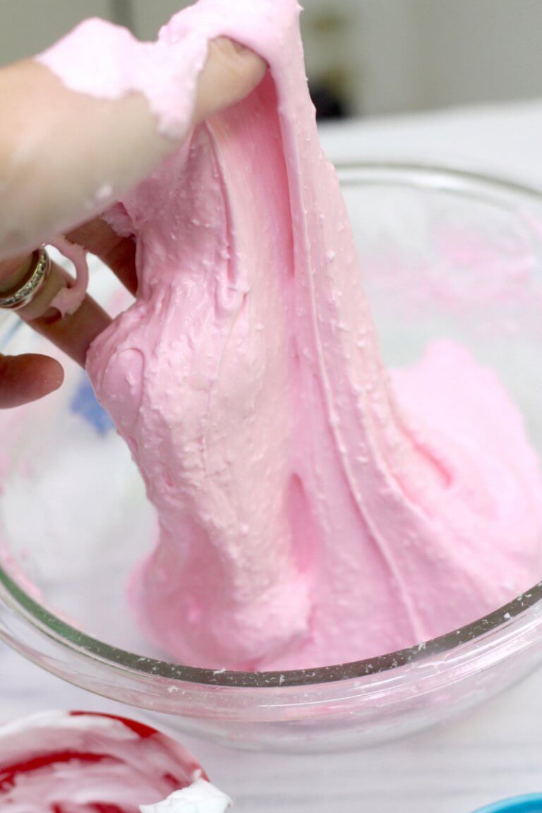 Fluffy Cotton Candy Slime Recipe Little Bins for Little Hands