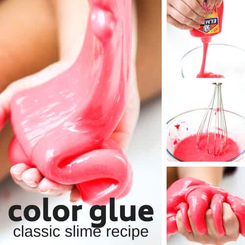 Elmers Color Glue Slime Tip for Mess Free Slime Making