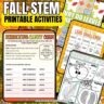 Fall STEM Challenge Cards | Little Bins for Little Hands