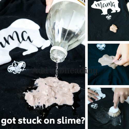 How to Get Slime Out of Clothes and Hair!