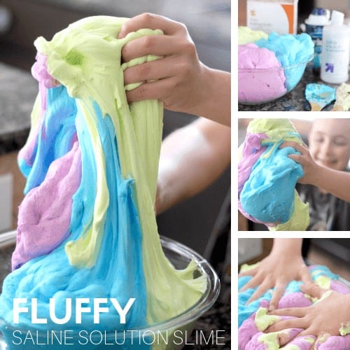 Slime Fluffy Floam Foam beads slime Free Activator UK Seller baby blue 