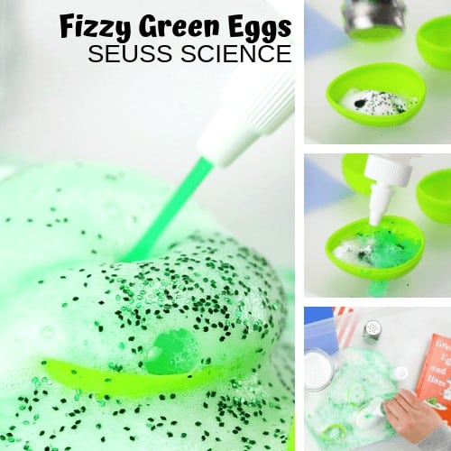 Fizzy Green Eggs and Ham Experiment
