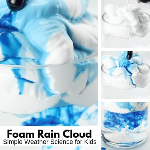 shaving cream rain cloud activity