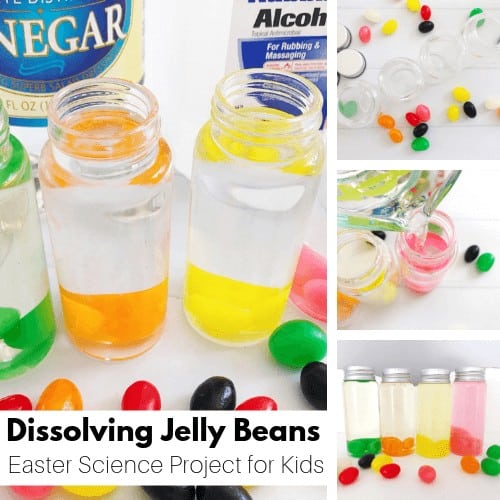 Dissolving Easter Jelly Beans Experiment