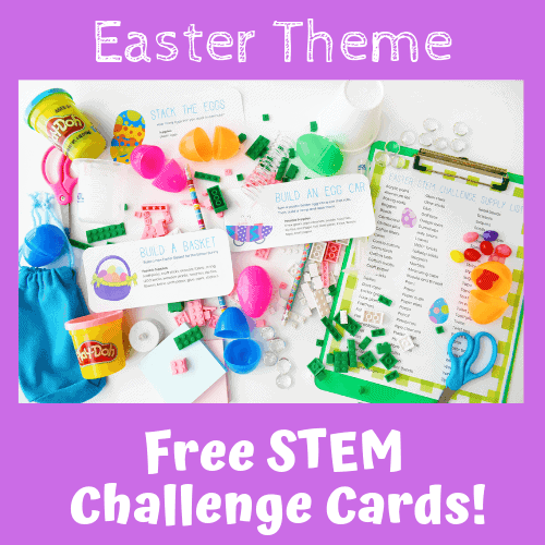 Must Try Easter STEM Challenges (FREE Printable Sheets!)