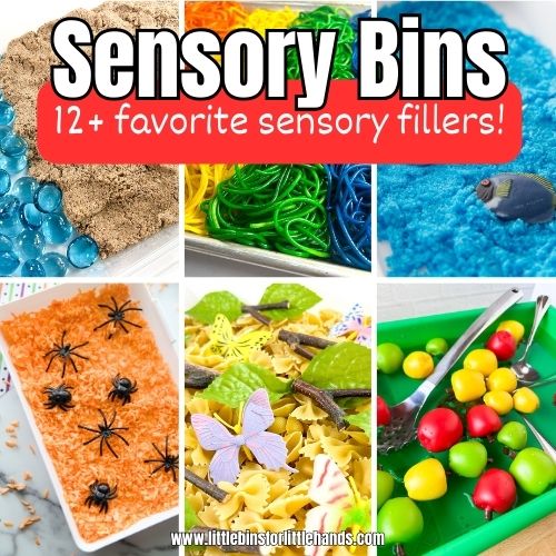 21 Best Sensory Bin Fillers - Little Bins for Little Hands