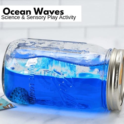 Ocean Waves In A Bottle