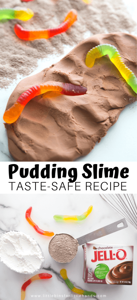 Edible pudding slime recipe is taste-safe, borax-free, and non-toxic for kids.