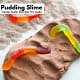 edible pudding slime recipe with gummy worms