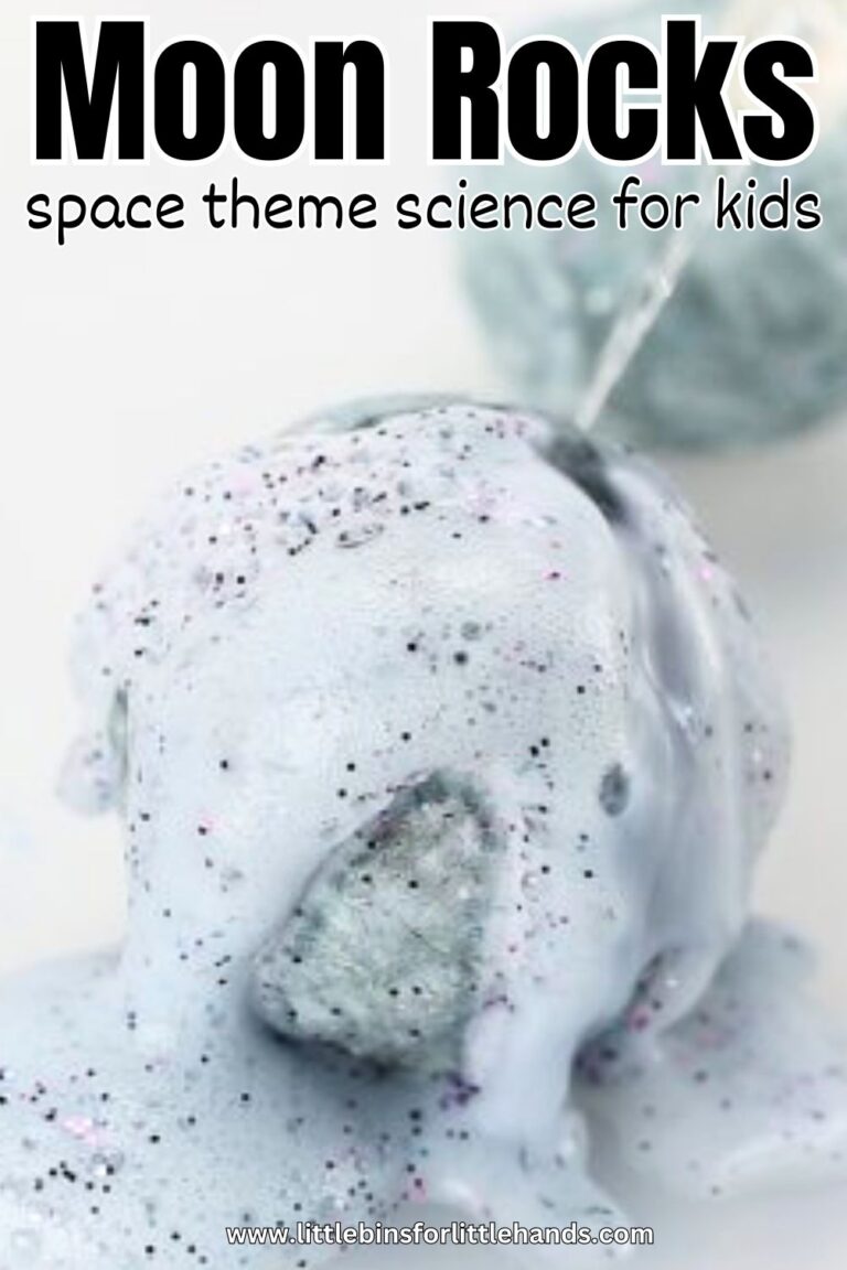 Fizzing Moon Rocks Activity - Little Bins for Little Hands