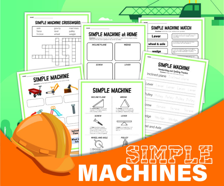 Simple Machines Worksheets for Kids