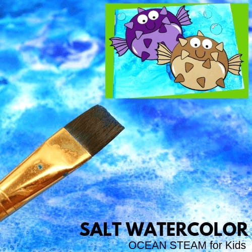 Fun Ocean Theme Salt Painting