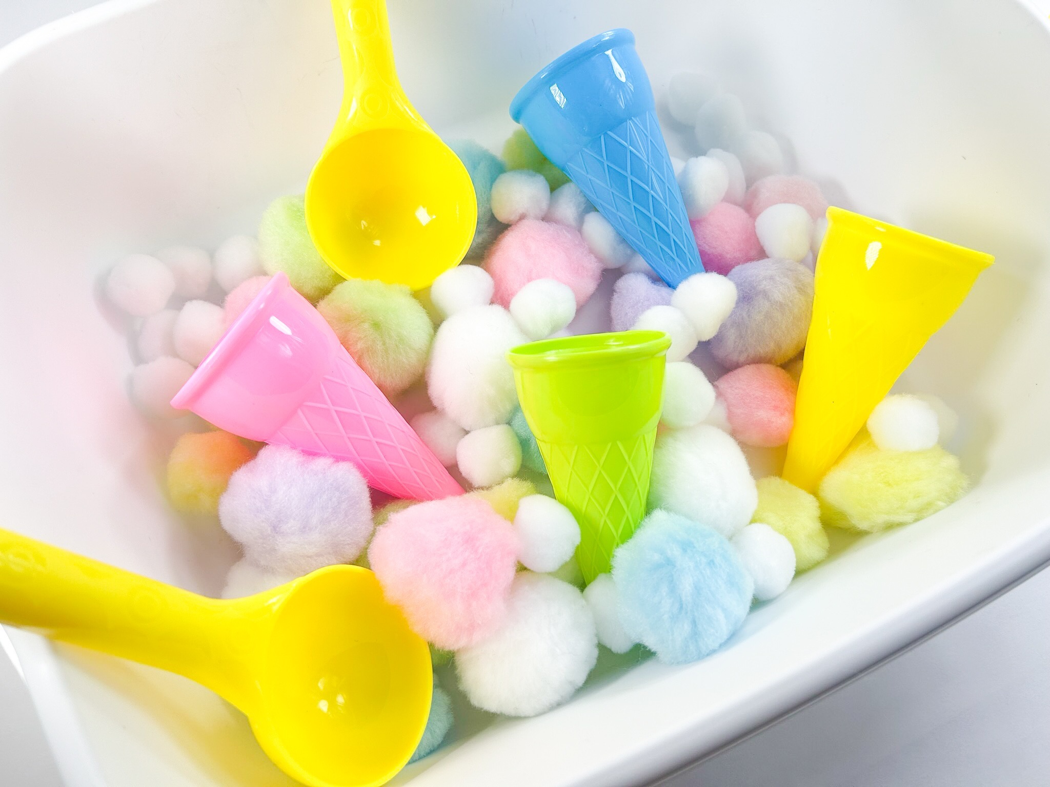 Ice Cream Sensory Bin - Little Bins for Little Hands