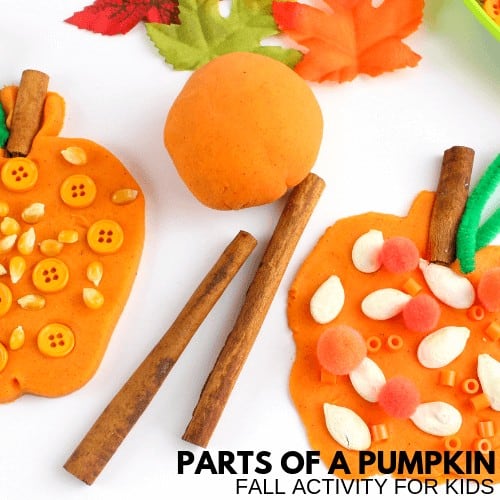 Pumpkin Playdough Recipe & Activities