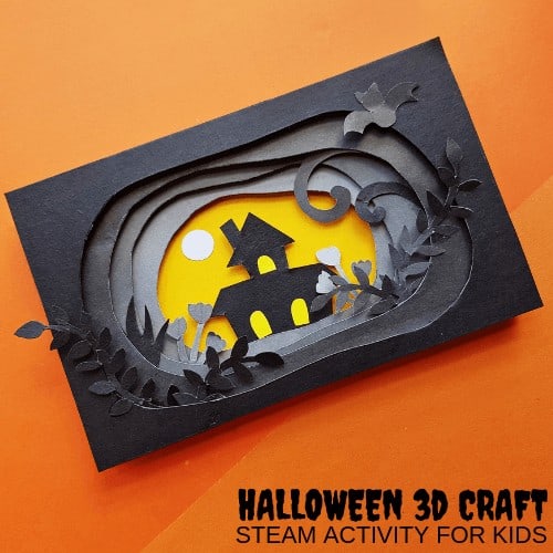 3D Halloween Papercraft  (Free Printable)